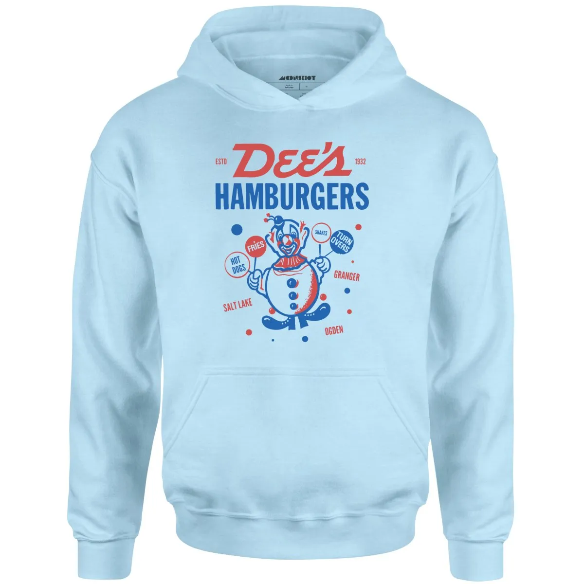 Dee's Hamburgers - Salt Lake City, UT - Vintage Restaurant - Unisex Hoodie