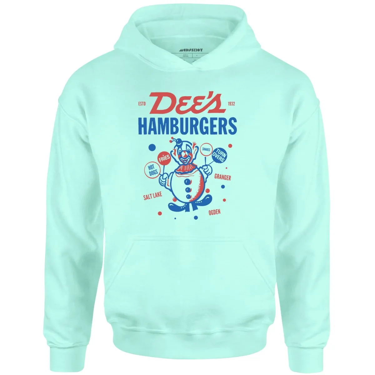 Dee's Hamburgers - Salt Lake City, UT - Vintage Restaurant - Unisex Hoodie