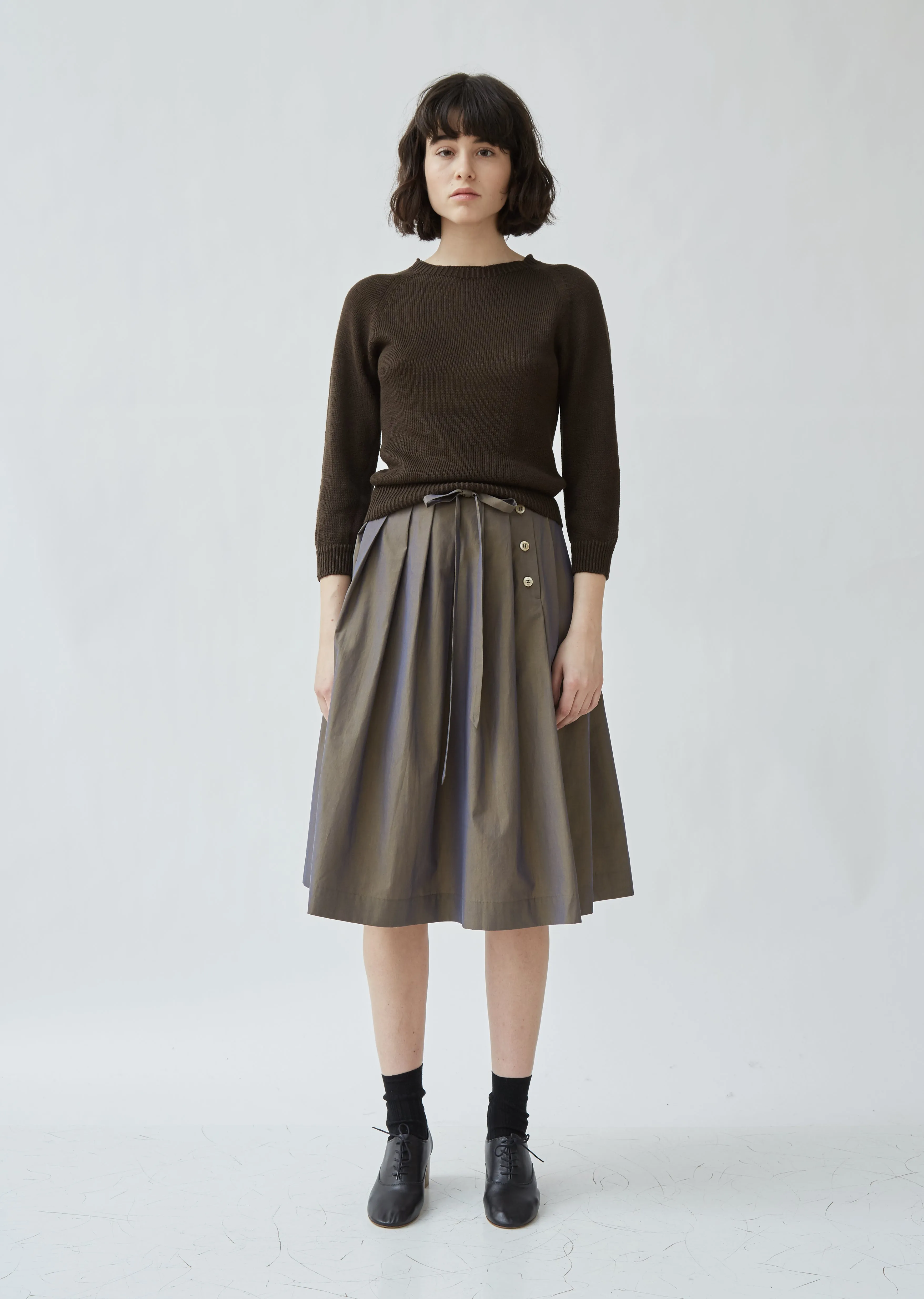 Linen & Cotton Crewneck Sweater